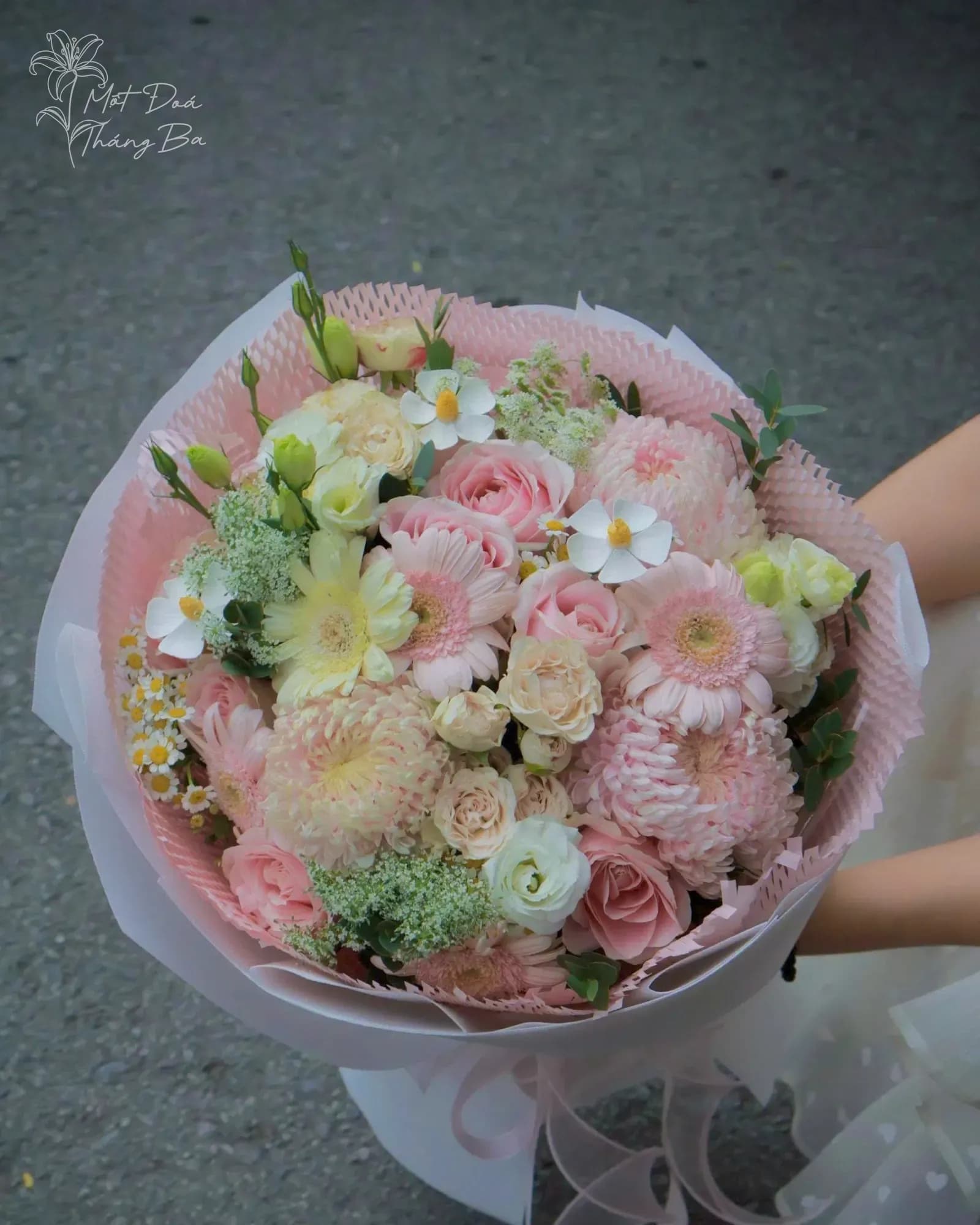Bó hoa Pastel Dream - một giấc mơ ngọt ngào dành tặng người thương