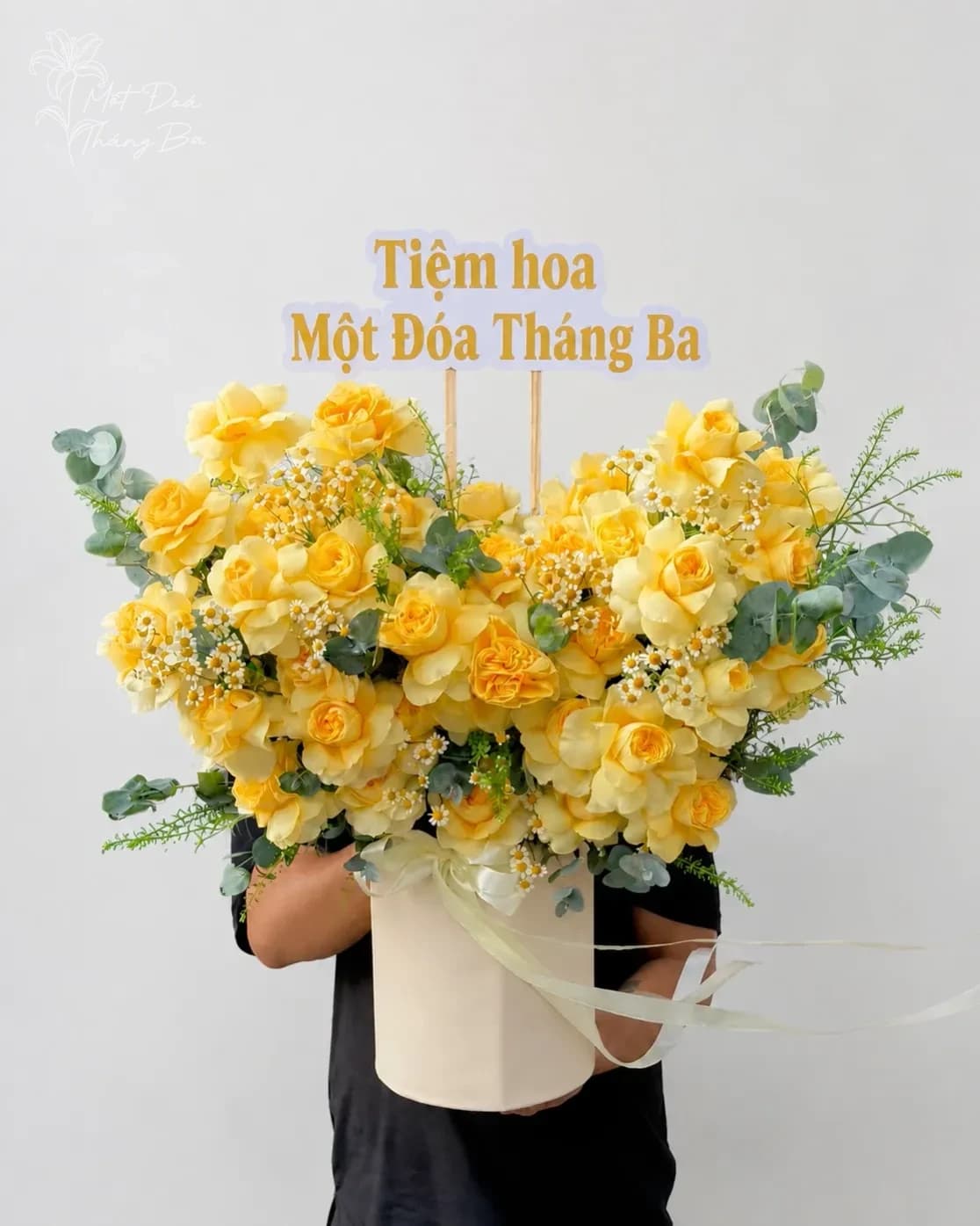 Lẵng Hoa Tươi Mới - Rạng rỡ đón may mắn